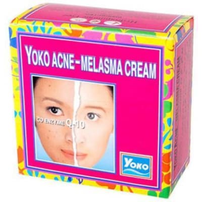 Yoko Acne Melasma Cream 4gm (100% Authentic) saffronskins 