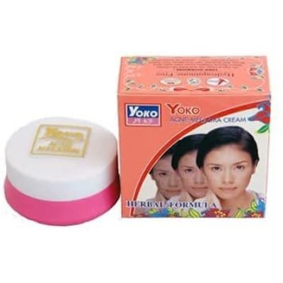 Yoko Acne-Melasma Cream Herbal Formula 4gm saffronskins 