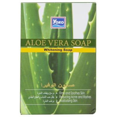 Yoko Aloe Vera Whitening Soap 100gm ( Pack Of 3 ) saffronskins.com 