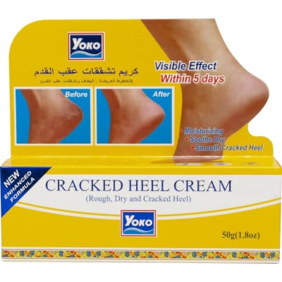Yoko Cracked Heel Cream 50gm (100% Authentic) saffronskins 