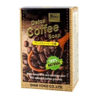 Yoko Detox Coffee Soap 80gm (Pack of 3) saffronskins.com 