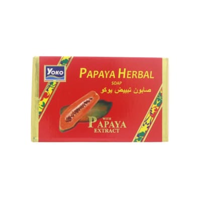 Yoko Herbal Papaya Soap 135gm (Pack Of 3) saffronskins.com 