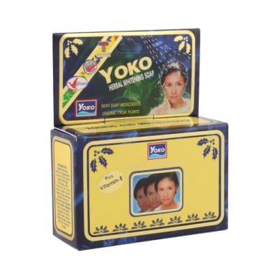 Yoko Herbal Whitening Soap 80gm (Pack Of 3) saffronskins.com 