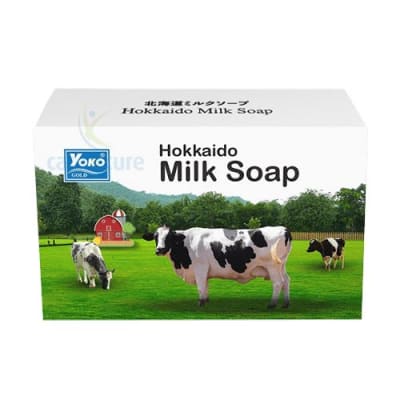 Yoko Hokkaido Milk Soap 135gm ( Pack Of 3 ) saffronskins.com 