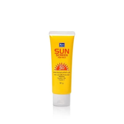 Yoko Sunscreen For Face Spf50 PA+++ 30gm saffronskins.com 