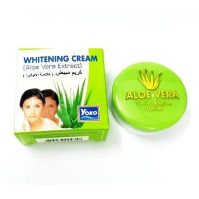 Yoko Whitening Cream Aloe Vera Extract saffronskins.com 