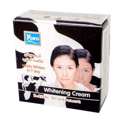 Yoko Whitening Cream With Milk Extract (4 g) saffronskins 
