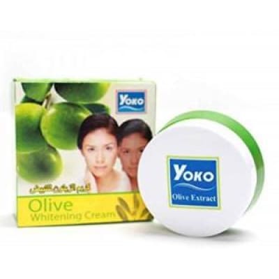 Yoko whitening cream with Olive Extract 4g saffronskins 