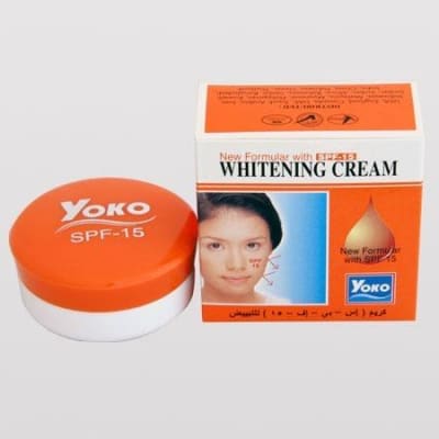 Yoko Whitening Cream Spf15 4gm saffronskins.com 