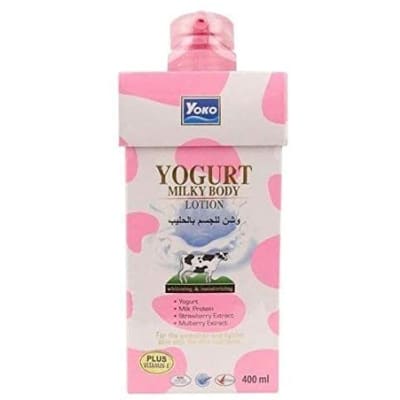 Yoko Yogurt Milky Body Lotion 400ml saffronskins.com 