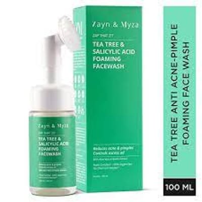 Zayn & Myza Tea Tree & Salicylic Acid Foaming Facewash
